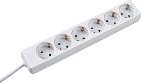 Bachmann Steckdosenleiste 6fach 1,5m, sw 381.141S NEU