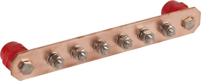 DEHN Equipotential bonding bar without cover CU PAS I 6AP M10 CU NEW