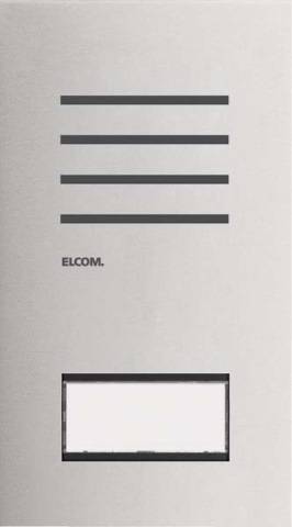 Elcom Stacja bramowa audio 1/1 2D stal nierdzewna ONE REQ001Y NOWOSC