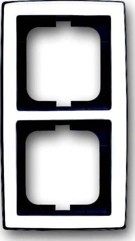 Busch-Jaeger frame 2-fold chrome gloss 1722-80G NEW