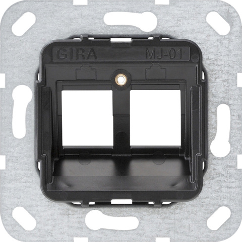 Gira Modular Jack 1 2fach UP Tragring 560100 NEU