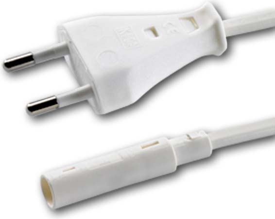 Hera Netzanschlussleitung 2m Euro. senk. Mon. HVLCS 43/2000 NEU