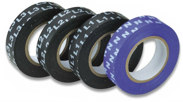 Cimco ruban isolant didentification 15x10 bl L1-L3,N 160205 NEUF