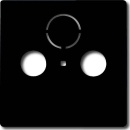 Busch-Jaeger Zentralscheibe anth f.Antennendose 2Loch...