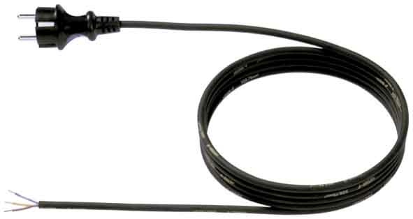 Bachmann earthing contact supply cable 16A/250V,5m,sw 321.176 NEW