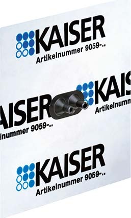 Kaiser double cable sleeve D=4-8mm 9059-45 NEW
