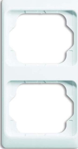 Busch-Jaeger frame 2-fold studio white, vertical 1732 KA-24G NEW