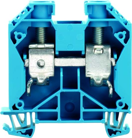 Terminal de paso Weidmüller 60x16x63mm, azul WDU 35 BL NUEVO