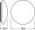 LEDVANCE Applique murale/plafonnier à LED 4000K, avec capteur SFCIRC.400SEN24W4000 NOUVEAU