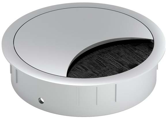 Bachmann cable entry round, silver-grey 930.300 NEW