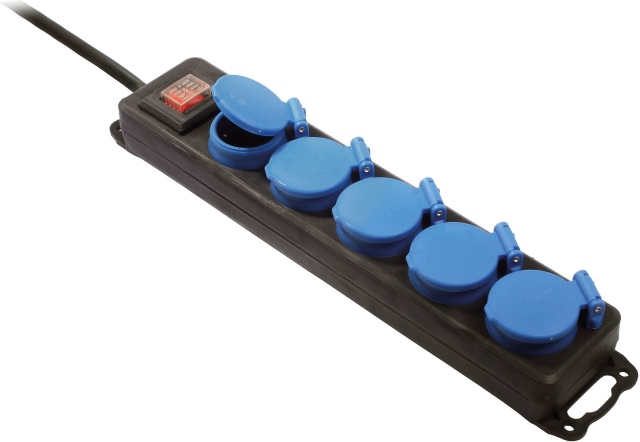 Toma de distribución Bachmann 5xprotección 1xinterruptor 349.046 NUEVO