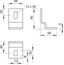 OBO Bettermann Vertr Équerre de fixation BW 80 55 FT NEUF