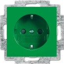 Busch-Jaeger SCHUKO socket outlet insert green 20...