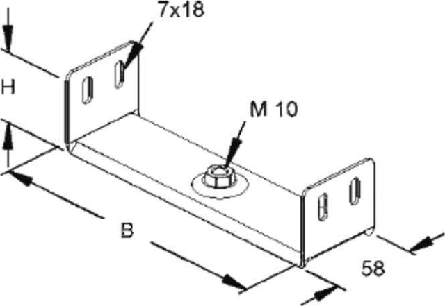 Niedax Etrier de suspension RTU 60.100 NOUVEAU