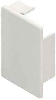 Kleinhuis eindstuk rws 40x90 RAL9010 ES4090.3 NIEUW