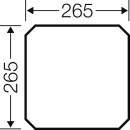 Hensel montageplaat 4mm dik, voor Mi02. Mi MP 2 NIEUW