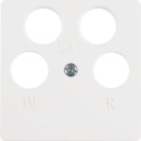 Berker central plate pws 4 hole 14841909 NEW