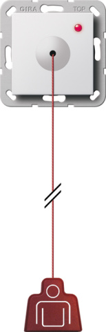 Gira trekschakelaar zuiver wit 291203 NIEUW