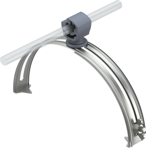 OBO Bettermann Vertr Dachleitungshalter 260mm V2A 132 K-VA NEU