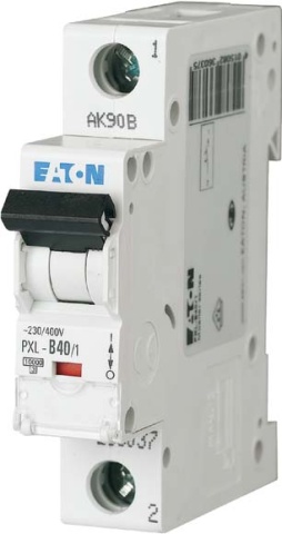 Eaton (Installation) Commutateur LS avec inscr. B 40A, 1p PXL-B40/1 NOUVEAU