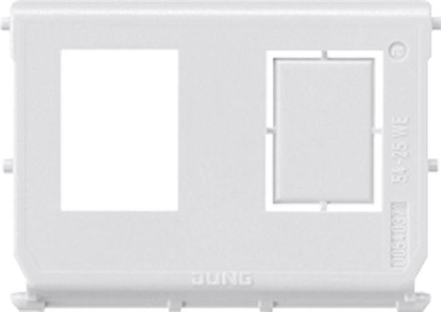 Jung mounting insert for 2 sockets 54-25 WE NEW