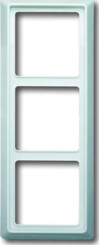 Busch-Jaeger Frame 3 gangs alpinws, UP, Allwett 2103-34 NUEVO