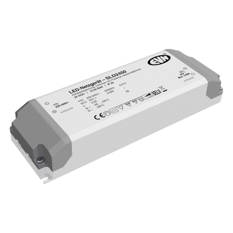 EVN Lichttechnik Fuente de alimentación LED 24V/DC 15-50W IP20 SLD2450 NUEVO