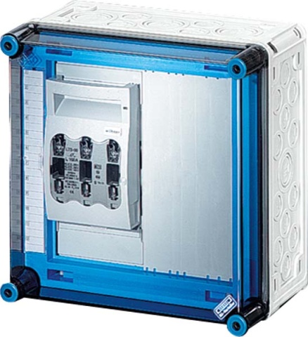 Hensel Sicherungsgehäuse 1x3xNH00 250A 5p. Mi 6226 NEU