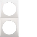 Berker Rahmen 2f.pws/gl senkrecht/waagerecht 918262519 NEU