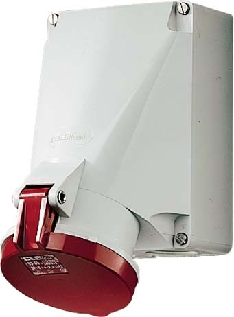 Mennekes gniazdo scienne 63A,5p,6h,400V,IP44 1145A NOWOSC