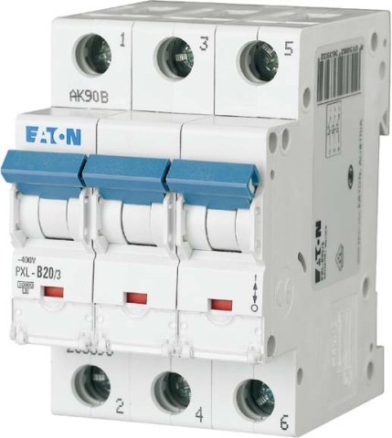 Eaton (Installation) LS-Switch w.Beschrift. C 20A, 3p PXL-C20/3 NEW