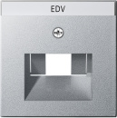 Gira placa central EAU/IAE aluminio con leyenda, System55...