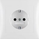 Berker Schuko-Steckdose pws/matt mit Abdeckplatte 47429909 NEU