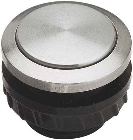 Grothe bell push button round 16,8mm knob V2A, sleeve V2A PROTACT 550 VA NEW