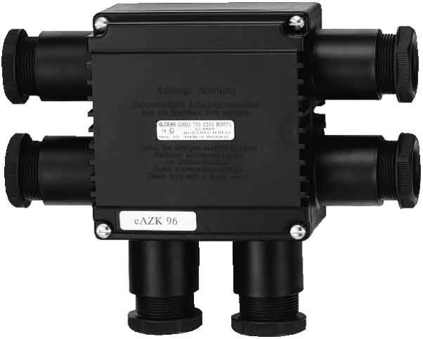 Boîtier de sécurité Ceag. Boîte de dérivation eAZK 96 2 6xM25 GHG 791 0201 R0001 NEUF