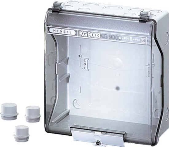 Hensel Leergehäuse 217x253x115mm KG 9003 NEU