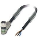 Cable de sensor Phoenix Contact, conector hembra M8 acodado,3p.,5m SAC3P5,0-PUR/M8FR-2L NUEVO