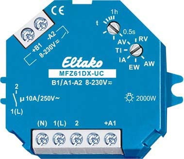 Eltako Zeitrelais,multifunktion 0,1s-1h,10A,1W MFZ61DX-UC NEU