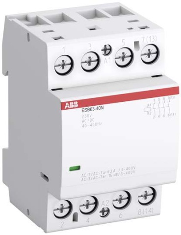 ABB Stotz S&J Installatie Magneetschakelaar 63A 230V AC/DC ESB63-40N-06 NIEUW