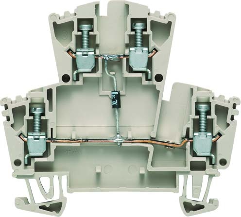 Terminal de paso Weidmüller WDK 2.5 1D A.2 NUEVO