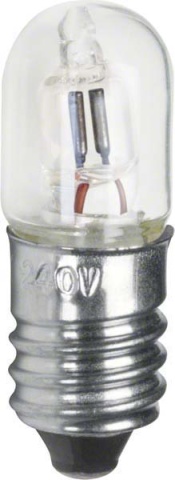 Berker Glimmlampe 220V E10 1601 NEU