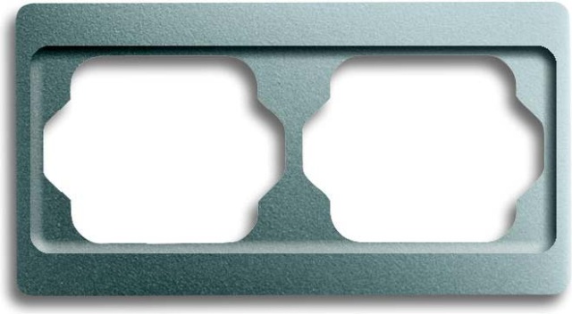 Busch-Jaeger frame 2-fold titanium, horizontal, alpha 1722 KA-266 NEW