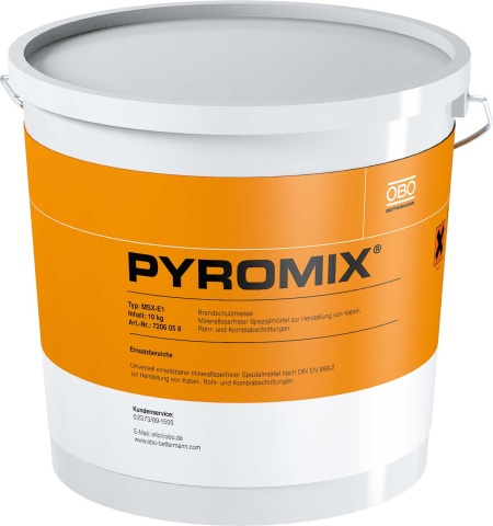 OBO Bettermann Vertr Zaprawa ogniochronna 10Kg f.Kombischott MSX-E1 NOWOSC
