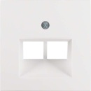 Berker centre plate pws UAE/E-DAT/ISDN socket 14091909 NEW