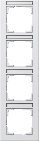 Gira cover frame 4f. rws vertical,breakable. 111429 NEW