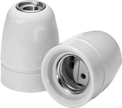 Houben Douille Edison 3 pcs Porz. ws E27 534833 NOUVEAU