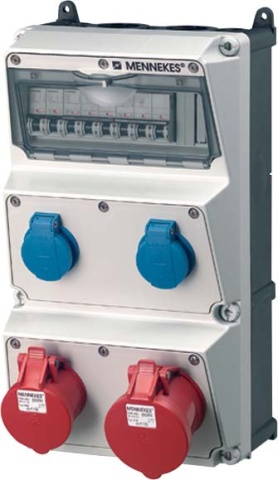 Mennekes socket outlet combination AMAXX 930010 NEW