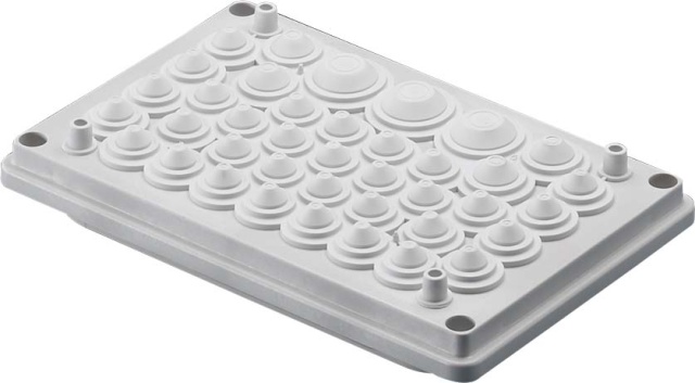 Rittal cable entry flange w. sealing membrane SV 9665.770 NEW