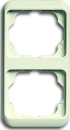 Busch-Jaeger frame 2-fold eleven/ws, vertical alpha...