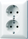 Jung SCHUKO socket outlet aws 16A 250V 2-fold AS 5020 KIU...